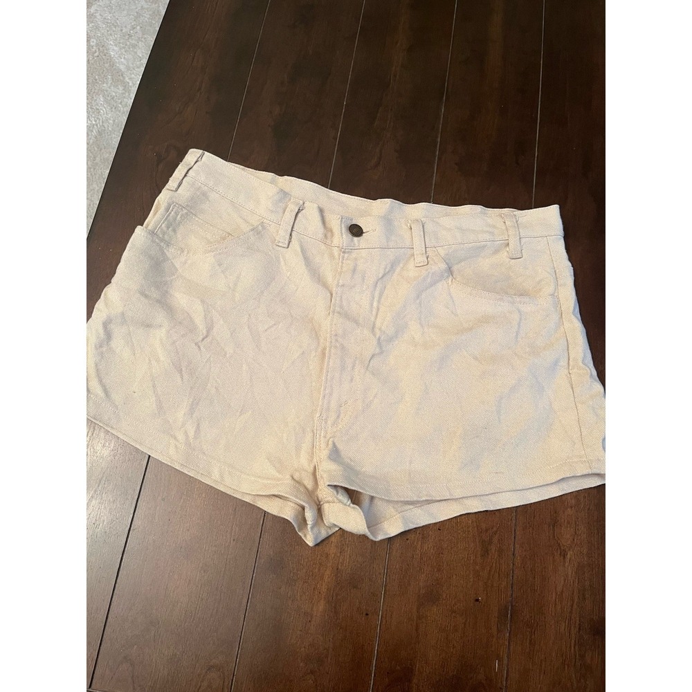 Vintage‎ 70s LEVIS Sta-Prest Cutoff Jeans Shorts Talon Zip
